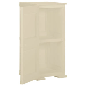 Πλαστικό Ντουλάπι Angora Λευκό 40 x 43 x 85,5εκ με Σχέδιο Ξύλου