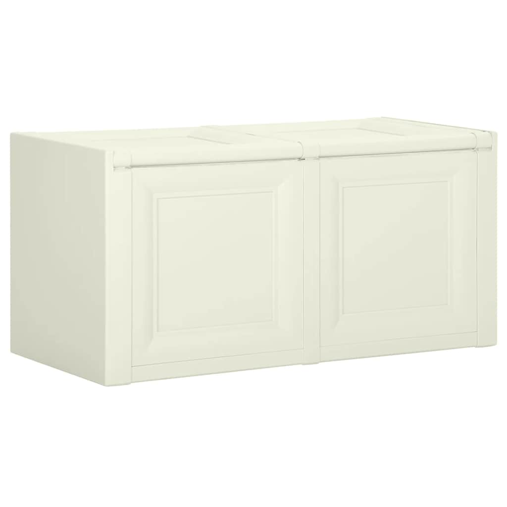 Μπαούλο Αποθήκευσης Ανοιχτό Κρεμ 86x40x42 εκ. 85 Λίτρα
