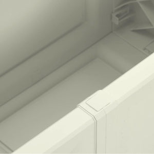 Μπαούλο Αποθήκευσης Ανοιχτό Κρεμ 86x40x42 εκ. 85 Λίτρα