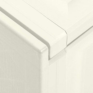 Μπαούλο Αποθήκευσης Ανοιχτό Κρεμ 125 x 40 x 42 εκ. 130 Λίτρα - Pakobazaar