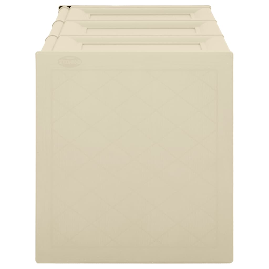 Μπαούλο Αποθήκευσης Angora Λευκό 125 x 40 x 42 εκ. 130 Λίτρα