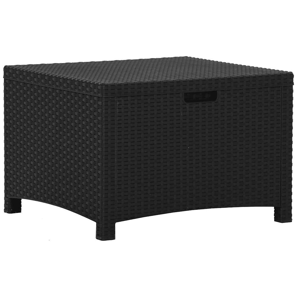 Μπαούλο Αποθήκευσης Κήπου Γραφίτης 60x54x41εκ Ρατάν Πολυπρ/νίου - Pakobazaar