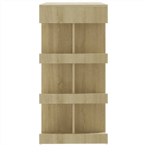 Τραπέζι Μπαρ με Ράφια Sonoma Δρυς 100x50x101,5 εκ. Επεξ. Ξύλο