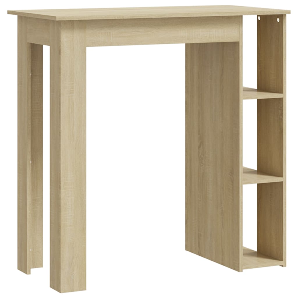 Τραπέζι Κονσόλα με Ράφι Sonoma Δρυς 102x50x103,5εκ Επεξ. Ξύλο - Pakobazaar