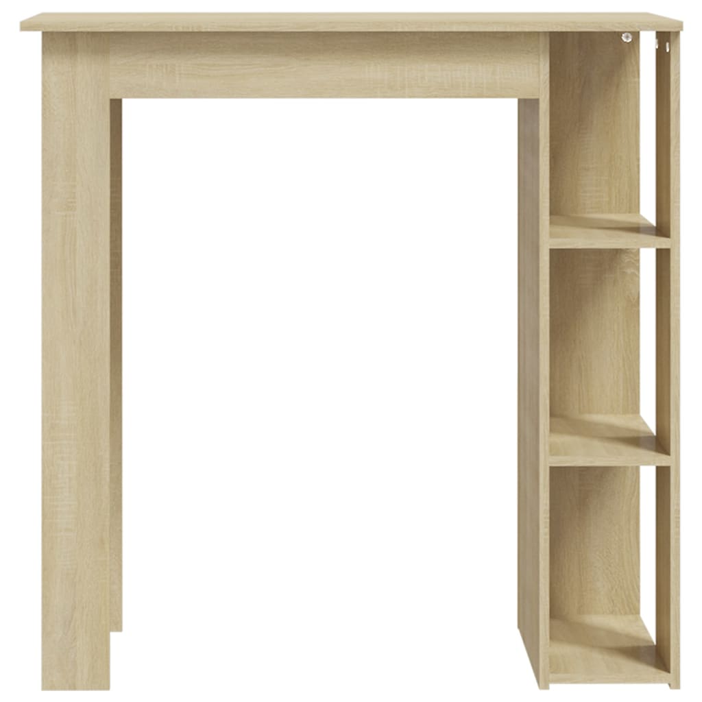 Τραπέζι Κονσόλα με Ράφι Sonoma Δρυς 102x50x103,5εκ Επεξ. Ξύλο - Pakobazaar