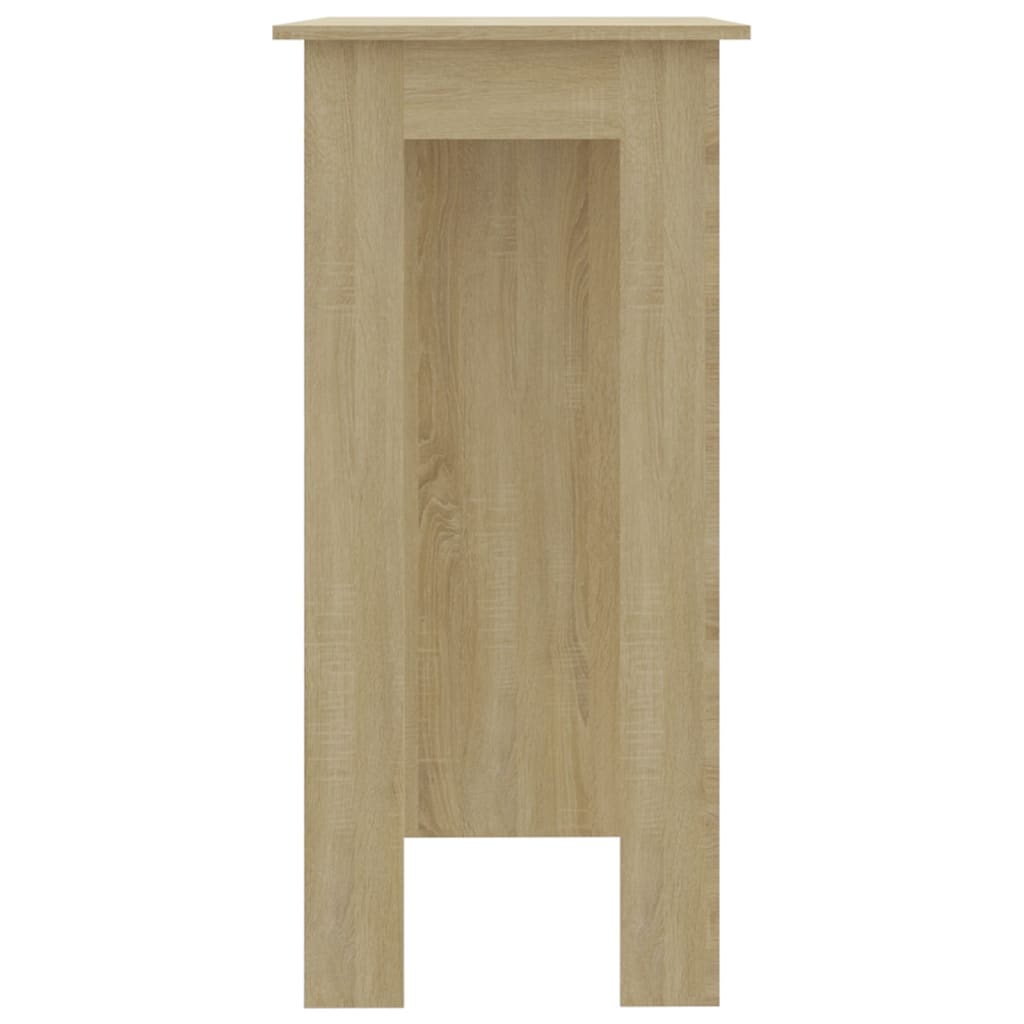 Τραπέζι Κονσόλα με Ράφι Sonoma Δρυς 102x50x103,5εκ Επεξ. Ξύλο - Pakobazaar