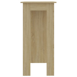 Τραπέζι Κονσόλα με Ράφι Sonoma Δρυς 102x50x103,5εκ Επεξ. Ξύλο - Pakobazaar
