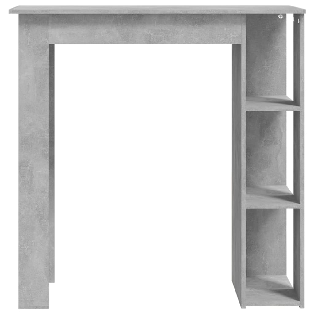 Τραπέζι Κονσόλα με Ράφι Γκρι Σκυρ 102x50x103,5εκ. Επεξεργ. Ξύλο - Pakobazaar