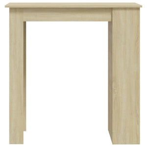 Τραπέζι Μπαρ με Ράφια Sonoma Δρυς 102x50x103,5 εκ. Επεξ. Ξύλο