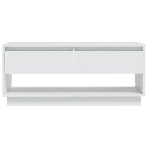 Έπιπλο Τηλεόρασης Λευκό 102 x 41 x 44 εκ. από Επεξ. Ξύλο