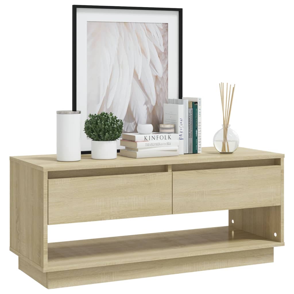 Έπιπλο Τηλεόρασης Sonoma Δρυς 102x41x44 εκ. Επεξ. Ξύλο
