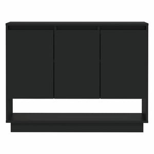 Μπουφές Μαύρος 97 x 31 x 75 εκ. από Μοριοσανίδα