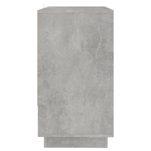Μπουφές Γκρι Σκυροδέματος 70x41x75 εκ. Επεξεργασμένο Ξύλο
