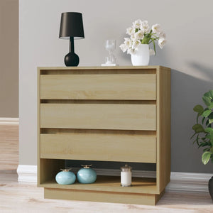 Μπουφές Sonoma Δρυς 70x41x75 εκ. από Επεξεργασμένο Ξύλο