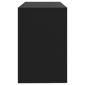 Γραφείο Μαύρο 101x50x76,5 εκ. από Επεξεργασμένο Ξύλο