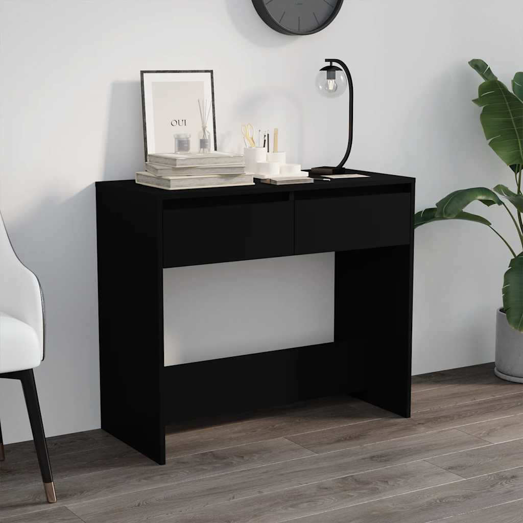 Τραπεζάκι Κονσόλα Μαύρο 89 x 41 x 76,5 εκ. από Μοριοσανίδα - Pakobazaar