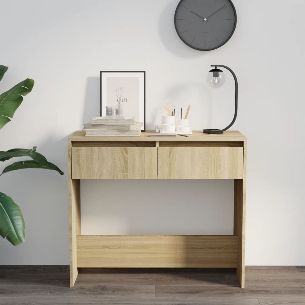 Τραπέζι Κονσόλα Sonoma Δρυς 89x41x76,5 εκ. Επεξεργασμένο Ξύλο