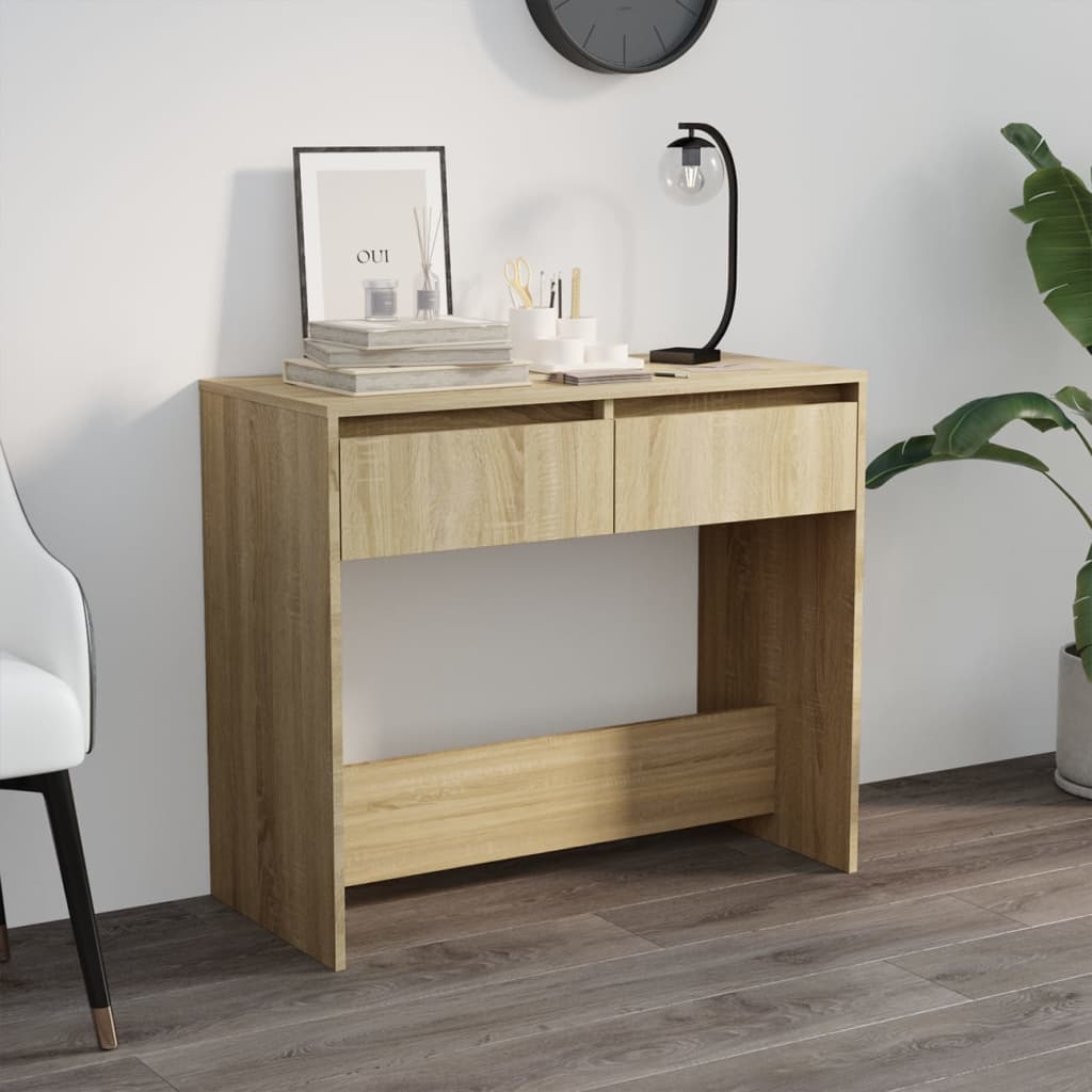 Τραπέζι Κονσόλα Sonoma Δρυς 89x41x76,5 εκ. Επεξεργασμένο Ξύλο
