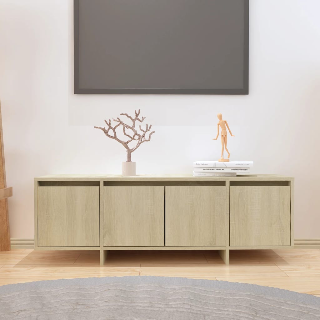 Έπιπλο Τηλεόρασης Sonoma Δρυς 120x30x40,5 εκ. Επεξ. Ξύλο - Pakobazaar