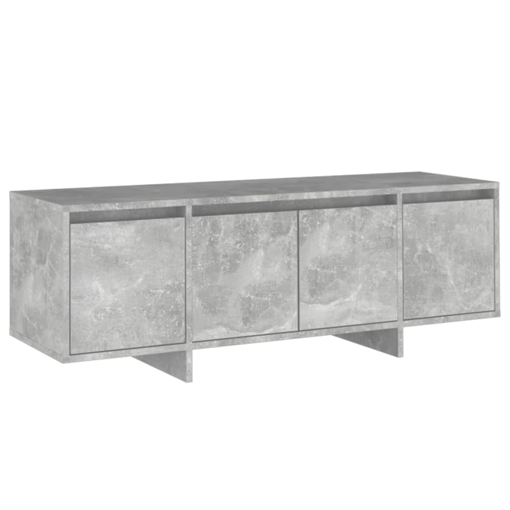 Έπιπλο Τηλεόρασης Γκρι Σκυροδέματος 120x30x40,5 εκ. Επεξ. Ξύλο - Pakobazaar