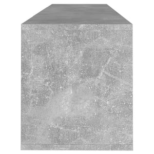 Έπιπλο Τηλεόρασης Γκρι Σκυροδέματος 120x30x40,5 εκ. Επεξ. Ξύλο - Pakobazaar