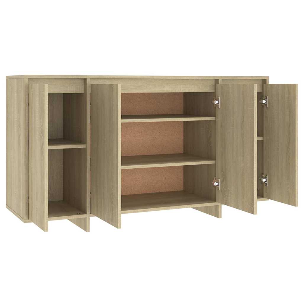 Ντουλάπι Sonoma Δρυς 135x41x75 εκ. Επεξεργασμένο Ξύλο