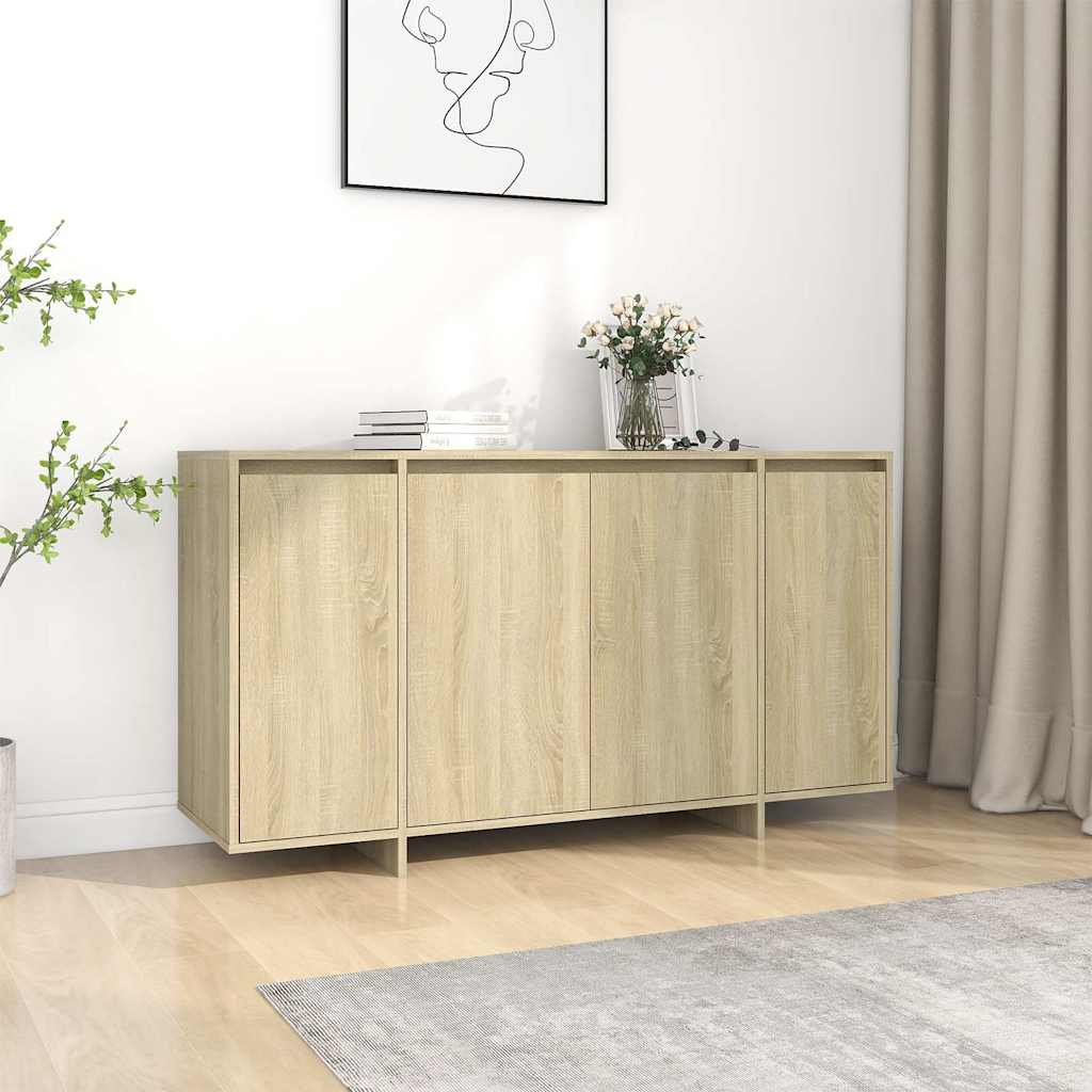 Ντουλάπι Sonoma Δρυς 135x41x75 εκ. Επεξεργασμένο Ξύλο