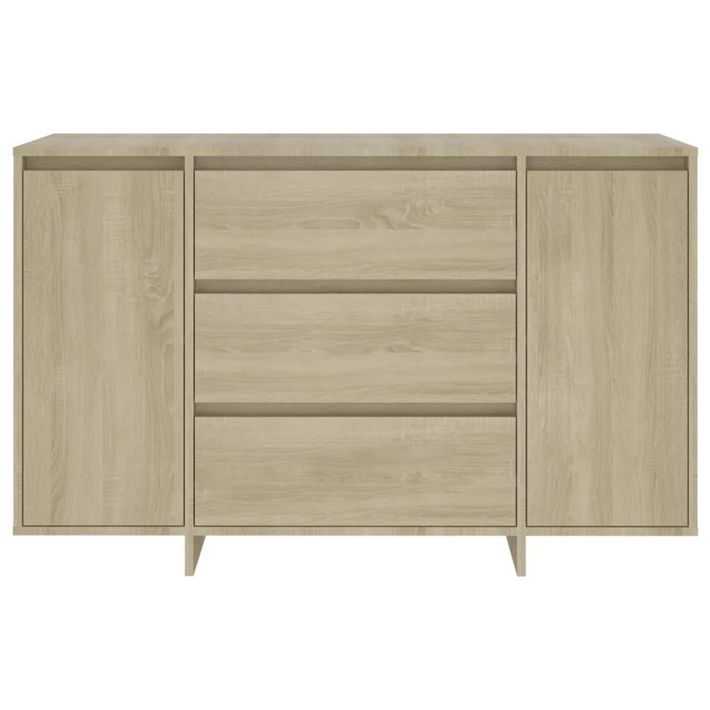 Συρταριέρα με 3 Συρτάρια Sonoma Δρυς 120x41x75 εκ Επεξ. Ξύλο