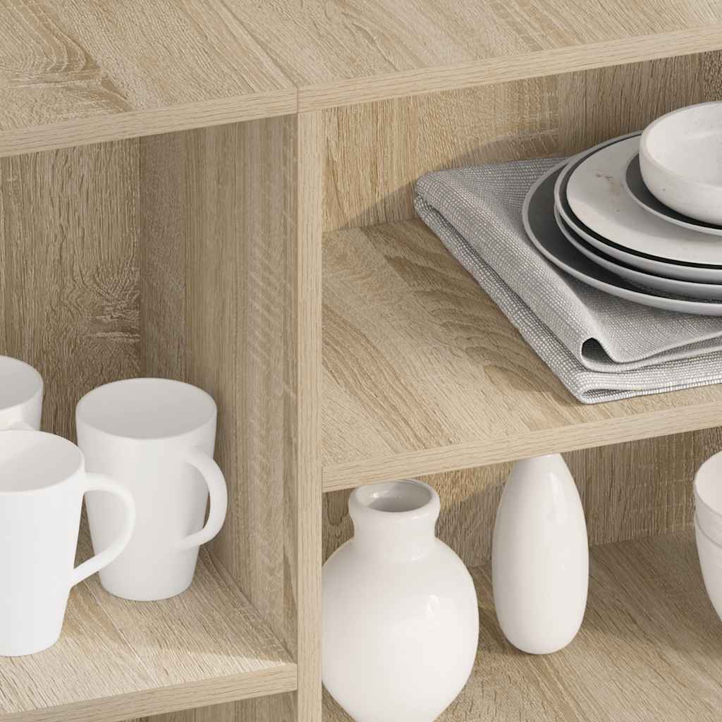 Ντουλάπι Sonoma Δρυς 120x30x75 εκ. από Επεξεργασμένο Ξύλο - Pakobazaar