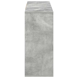 Ντουλάπι Γκρι Σκυροδέματος 120x30x75 εκ. Επεξεργασμένο Ξύλο