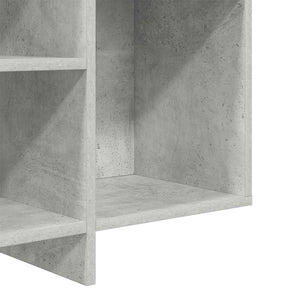 Ντουλάπι Γκρι Σκυροδέματος 120x30x75 εκ. Επεξεργασμένο Ξύλο