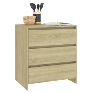 Μπουφές Sonoma Δρυς 70x41x75 εκ. από Επεξεργασμένο Ξύλο