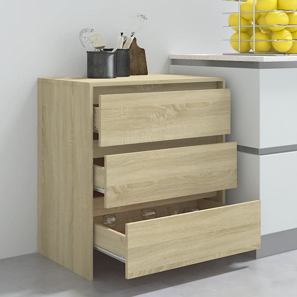 Μπουφές Sonoma Δρυς 70x41x75 εκ. από Επεξεργασμένο Ξύλο