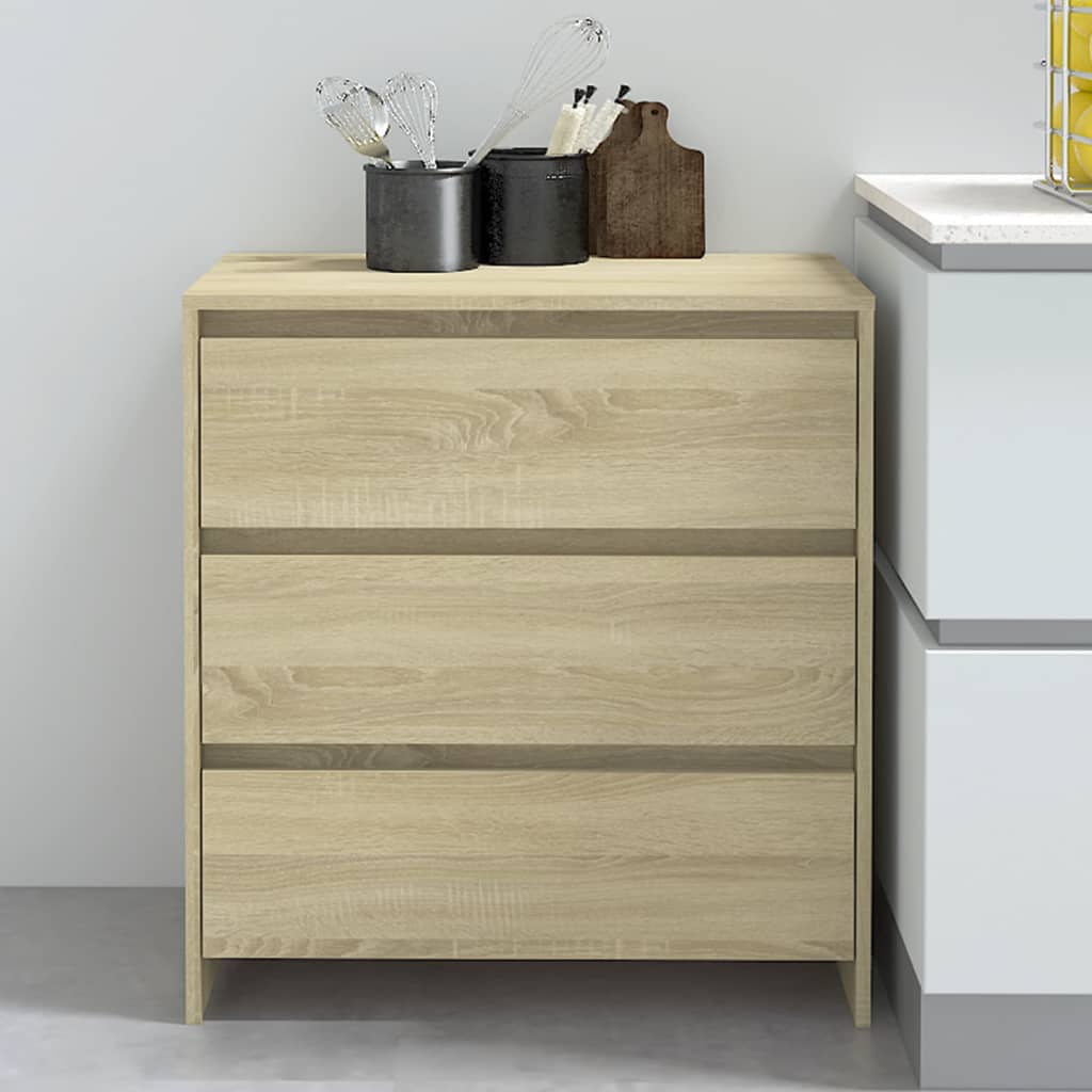 Μπουφές Sonoma Δρυς 70x41x75 εκ. από Επεξεργασμένο Ξύλο