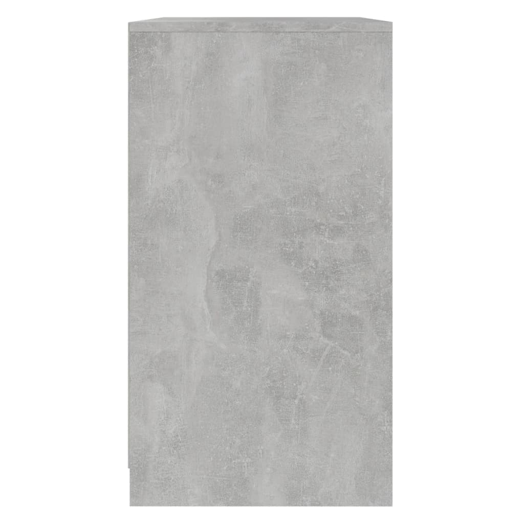 Ντουλάπι Γκρι Σκυροδέματος 70x40,5x75 εκ. Επεξεργασμένο Ξύλο
