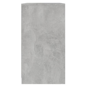 Ντουλάπι Γκρι Σκυροδέματος 70x40,5x75 εκ. Επεξεργασμένο Ξύλο