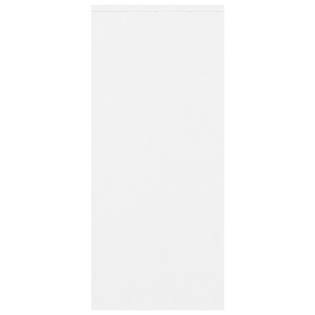 Μπουφές Λευκός 102 x 33 x 75 εκ. από Επεξ. Ξύλο