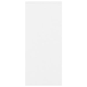 Μπουφές Λευκός 102 x 33 x 75 εκ. από Επεξ. Ξύλο