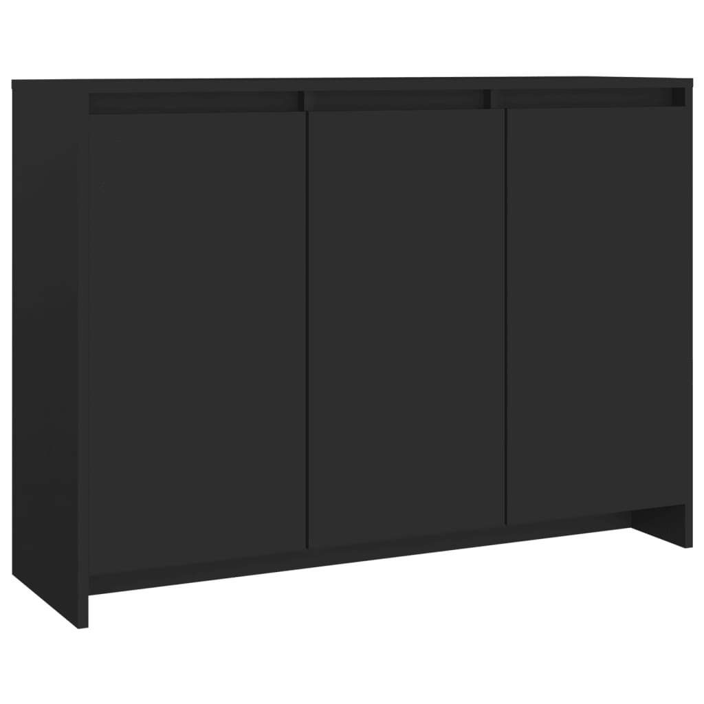 Βοηθητικό Ντουλάπι Μαύρο 102x33x75εκ. Επεξεργασμένο Ξύλο