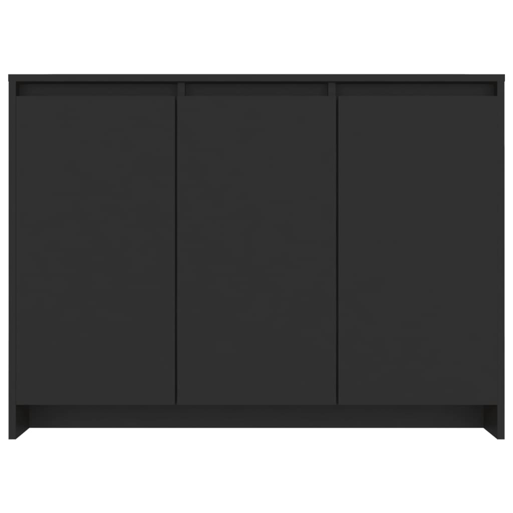 Βοηθητικό Ντουλάπι Μαύρο 102x33x75εκ. Επεξεργασμένο Ξύλο