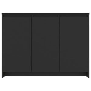 Βοηθητικό Ντουλάπι Μαύρο 102x33x75εκ. Επεξεργασμένο Ξύλο