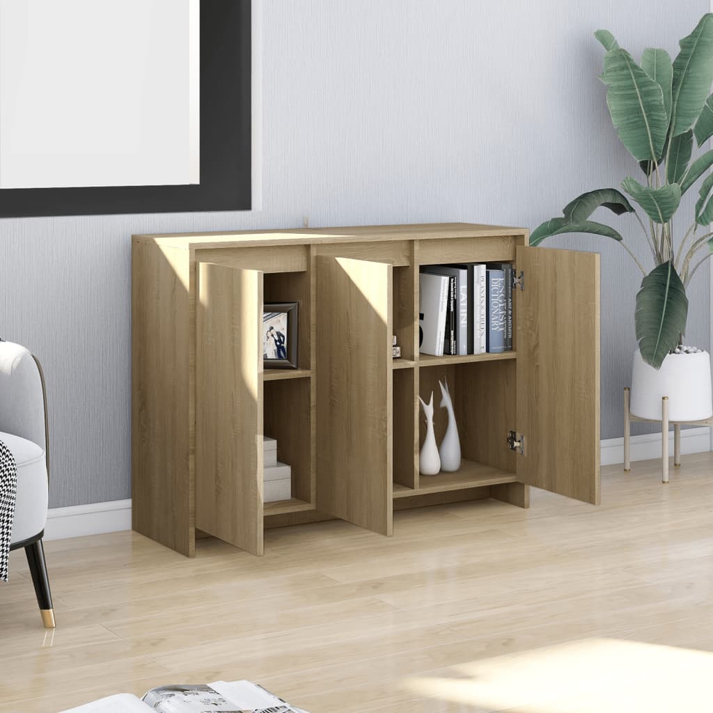 Μπουφές Sonoma Δρυς 102x33x75 εκ. Επεξεργασμένο Ξύλο