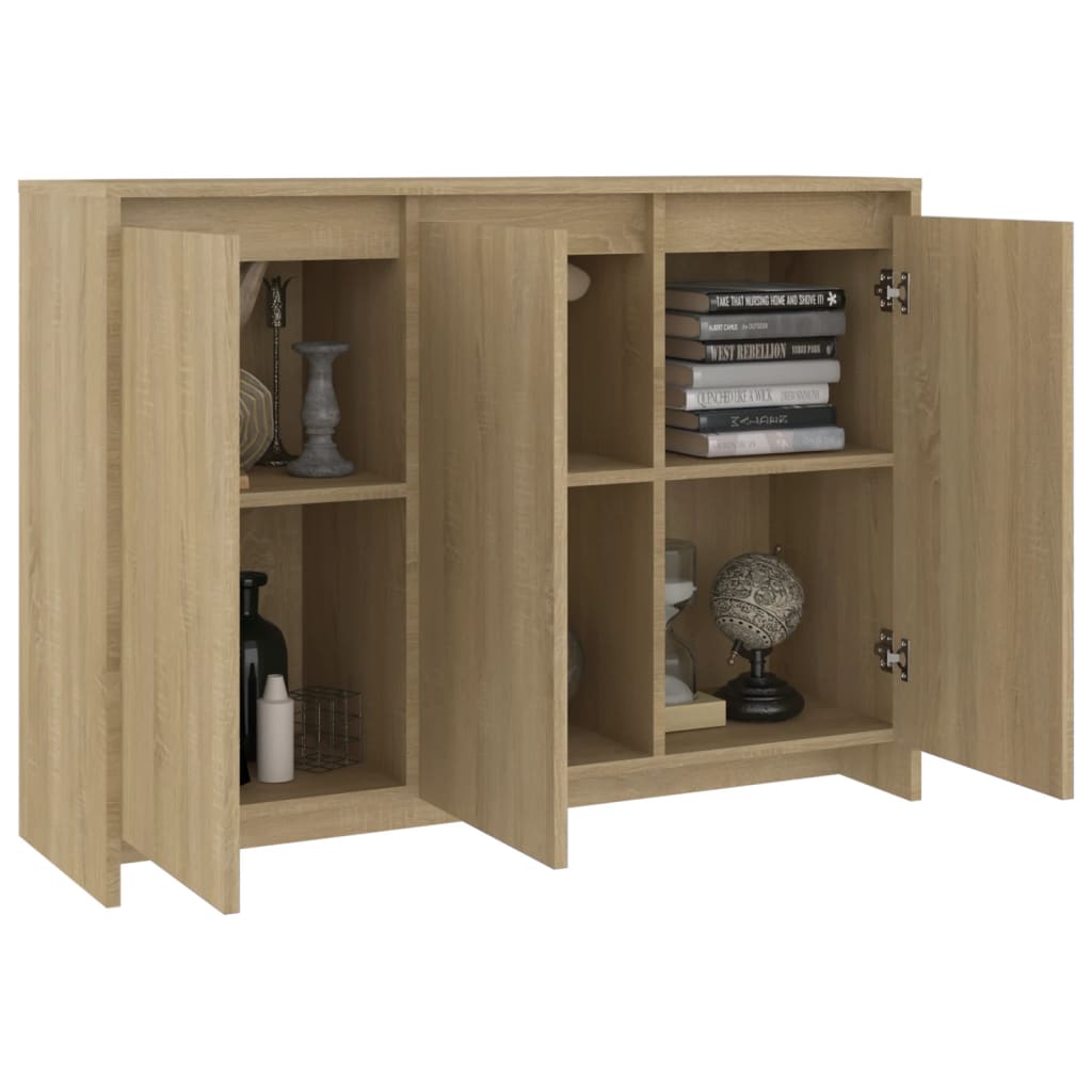 Μπουφές Sonoma Δρυς 102x33x75 εκ. Επεξεργασμένο Ξύλο