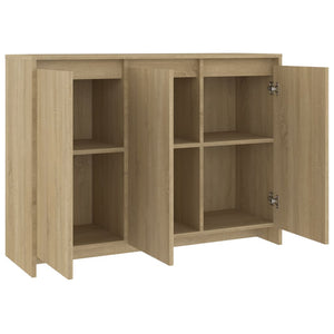 Μπουφές Sonoma Δρυς 102x33x75 εκ. Επεξεργασμένο Ξύλο
