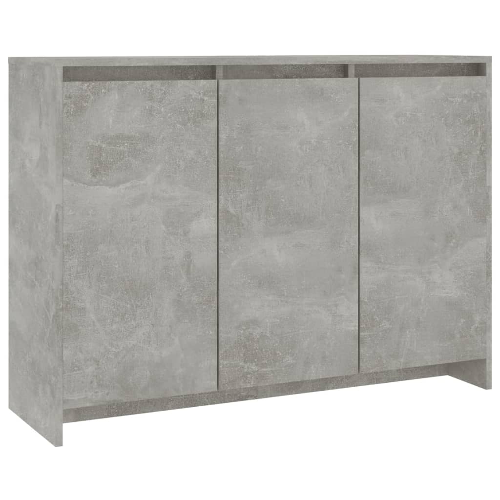 Ντουλάπι Γκρι Σκυροδέματος 102x33x75 εκ. Επεξεργασμένο Ξύλο