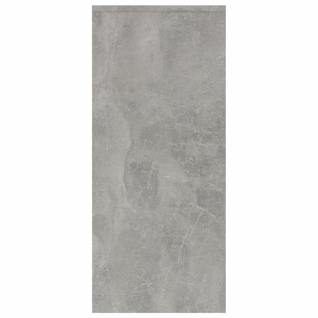 Ντουλάπι Γκρι Σκυροδέματος 102x33x75 εκ. Επεξεργασμένο Ξύλο