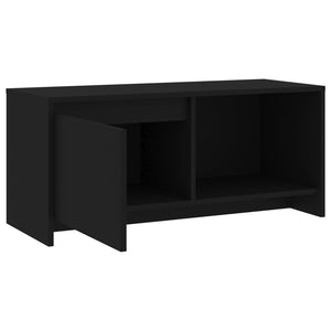 Έπιπλο Τηλεόρασης Καπνιστή Μαύρο 90x35x40 εκ. Επεξ. Ξύλο