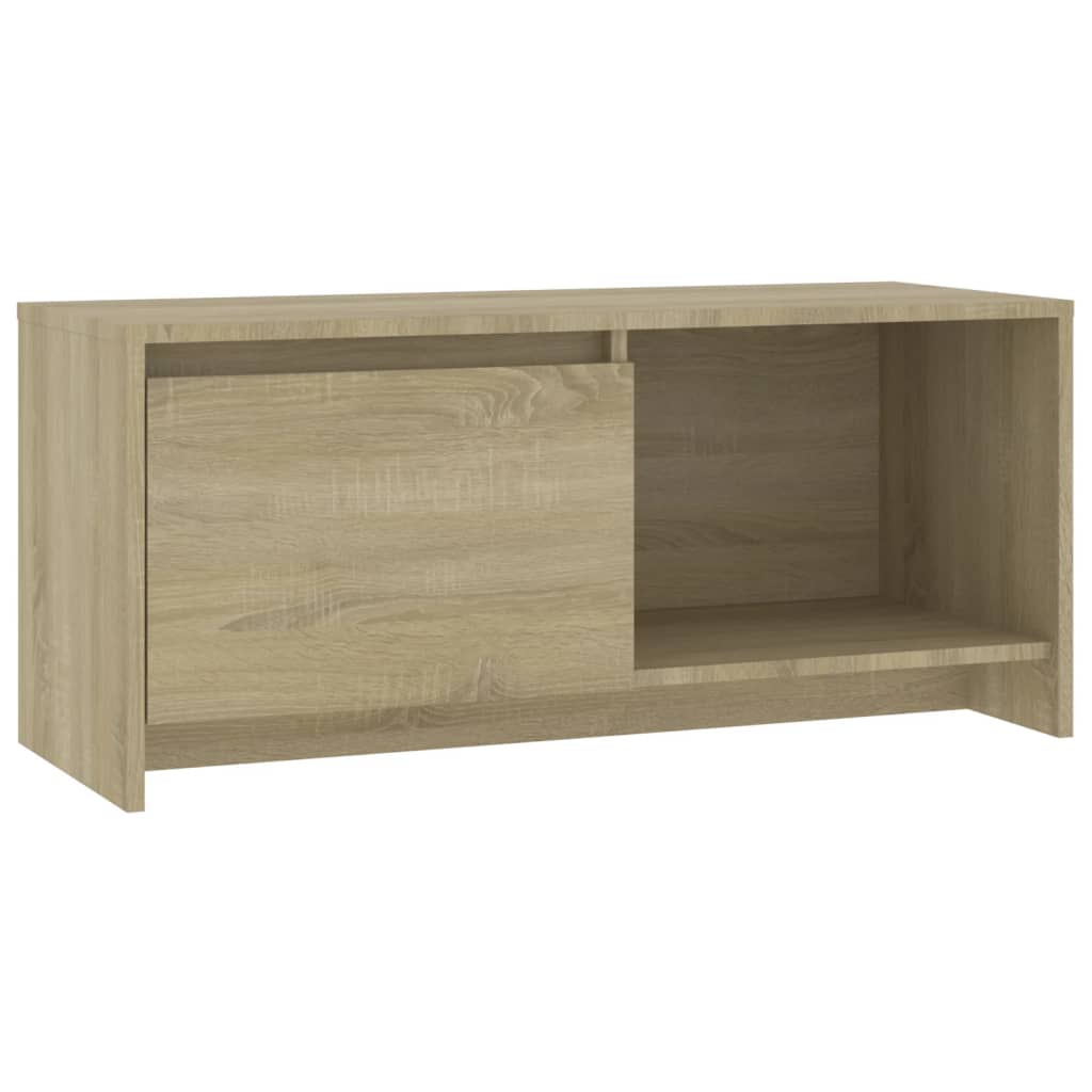 Έπιπλο Τηλεόρασης Sonoma Δρυς 90x35x40 εκ. Επεξ. Ξύλο - Pakobazaar