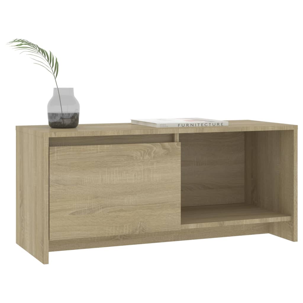 Έπιπλο Τηλεόρασης Sonoma Δρυς 90x35x40 εκ. Επεξ. Ξύλο - Pakobazaar