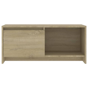 Έπιπλο Τηλεόρασης Sonoma Δρυς 90x35x40 εκ. Επεξ. Ξύλο - Pakobazaar